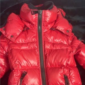 Sam kids little boy puffer jacket size 2 Red excellent condition